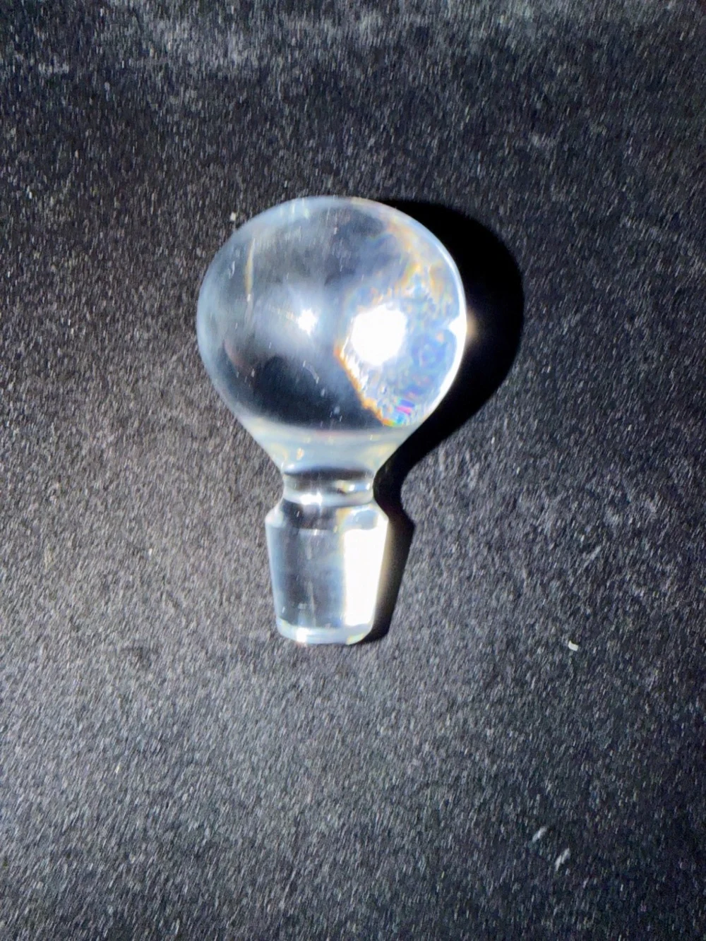 Vintage Villeroy & Bach Platano Crystal shell-shaped decanter w stopper